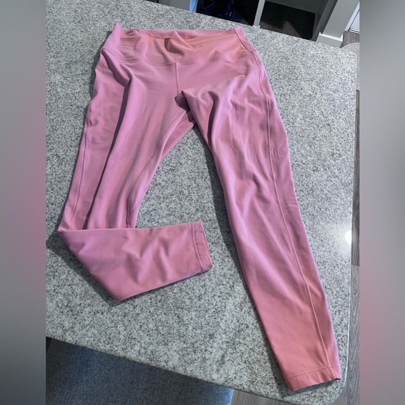 Lululemon Align High Rise Pant 28” in Pink Tide SIZE 14 - Picture 3 of 8